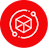 Cube in circle 图标
